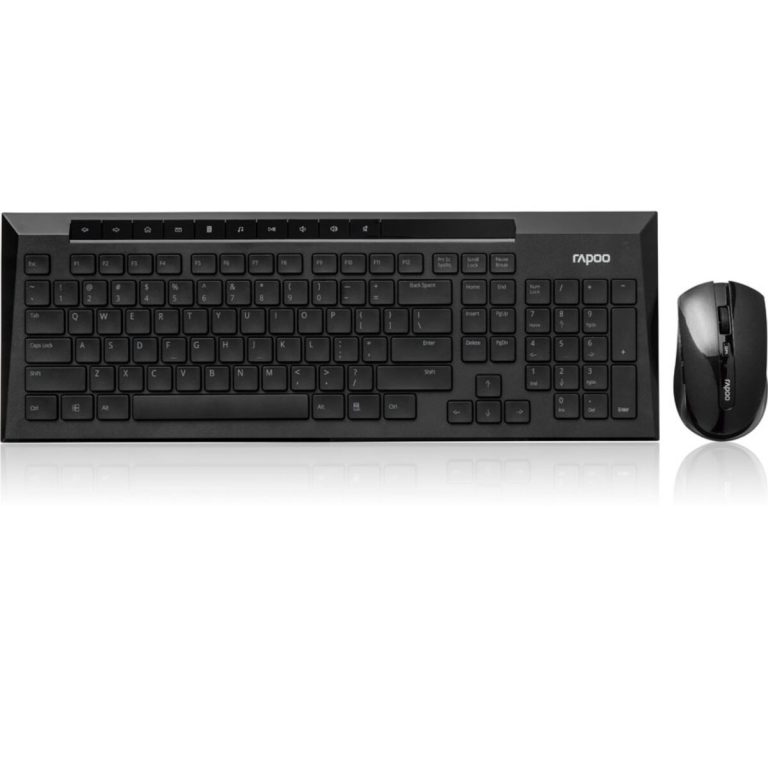 RAPOO Wireless Keyboard Mouse Combo 8200P Digistore
