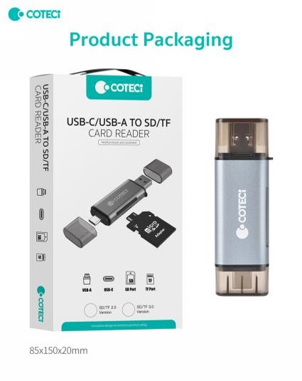 COTECi CARD READER – SPACE ASH