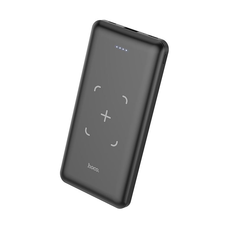SURF WIRELESS CHARGING MOBILE POWER BANK(10000MAH) – J50 – BLACK