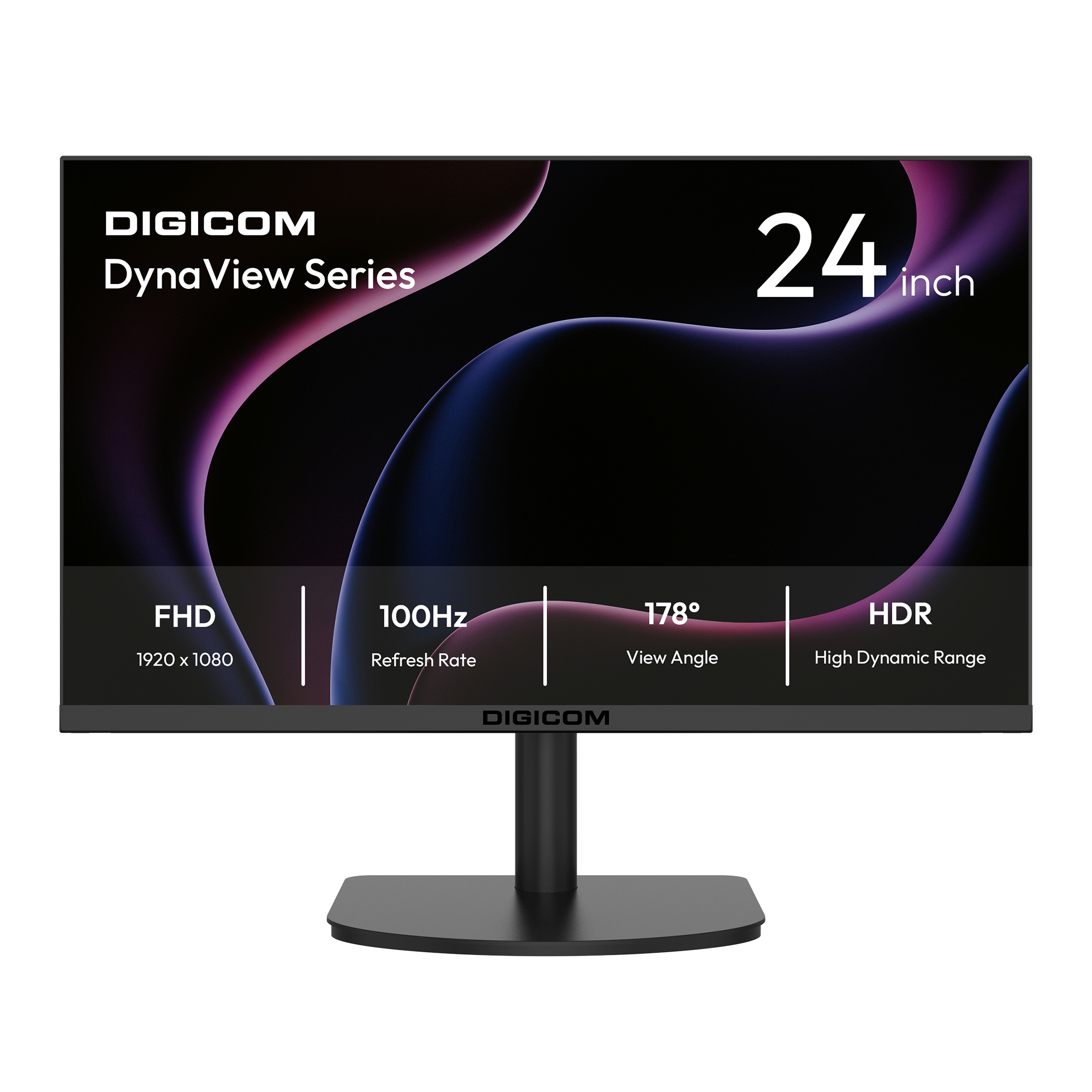 PC MONITOR 24 INCH | DANAVIEW SERIES | IPS PANEL | ELED | FLAT | 1920*1080 | 100Hz DG-M24U4 – DIGICOM