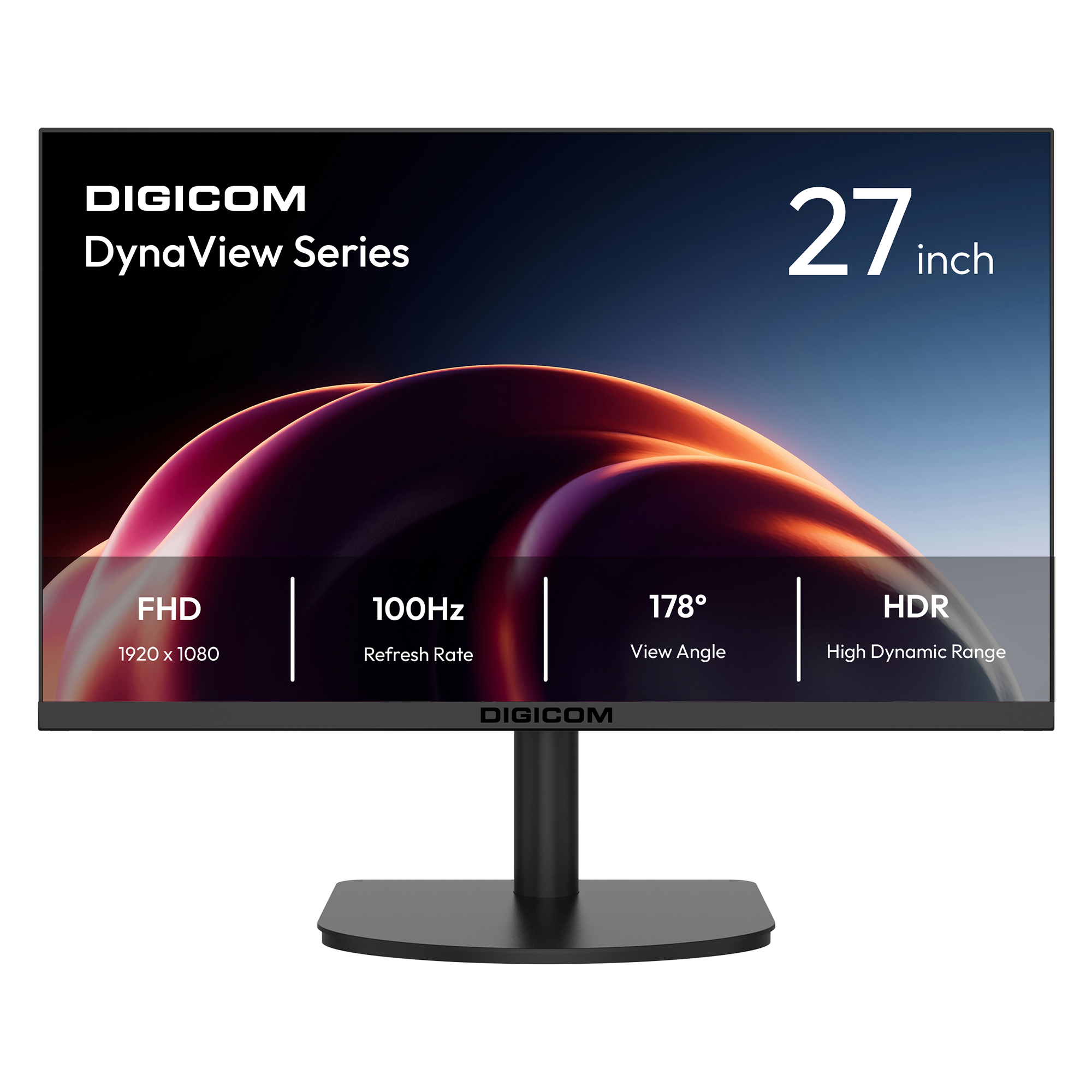 PC MONITOR 27 INCH | DANAVIEW SERIES | IPS PANEL | ELED | FLAT | 1920*1080 | 100Hz DG-M27U4 – DIGICOM